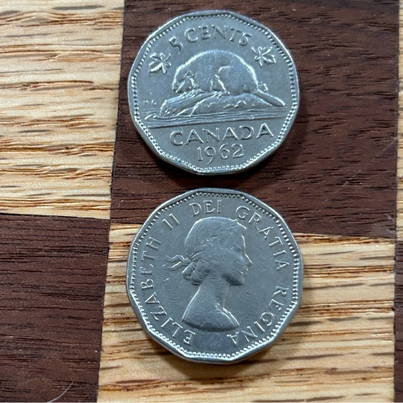 Canadian 5 Cent Beaver 🦫 Nickel Bundle - 1 Roll = 40 coins - Picture 8 of 11